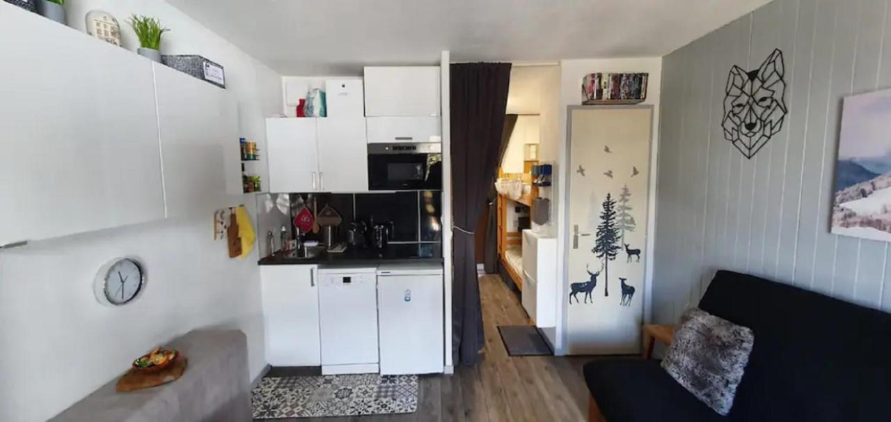 Studio 2 Alpes, Proche Lac Buissonniere, Menage Inclus, Balcon, Parking Les Deux Alpes Eksteriør billede